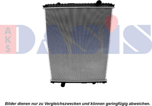 AKS Dasis 390400S - Радиатор, охлаждение двигателя autosila-amz.com