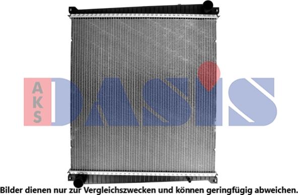 AKS Dasis 390041N - Радиатор, охлаждение двигателя autosila-amz.com