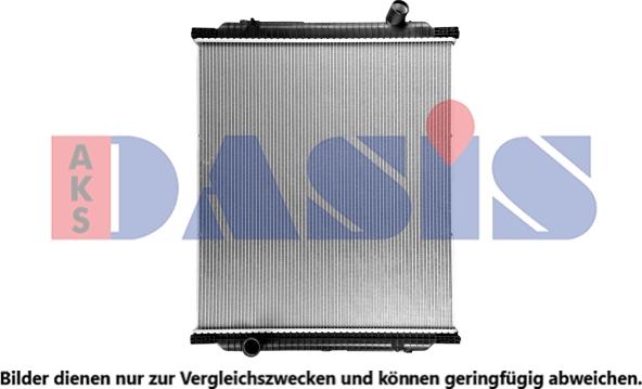 AKS Dasis 390000SXB - Радиатор, охлаждение двигателя autosila-amz.com