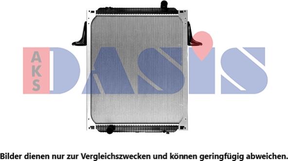 AKS Dasis 390008X - Радиатор, охлаждение двигателя autosila-amz.com