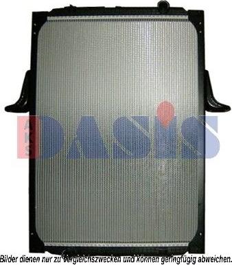 AKS Dasis 390019N - Радиатор, охлаждение двигателя autosila-amz.com