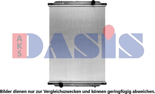 AKS Dasis 390019SXB - Радиатор, охлаждение двигателя autosila-amz.com