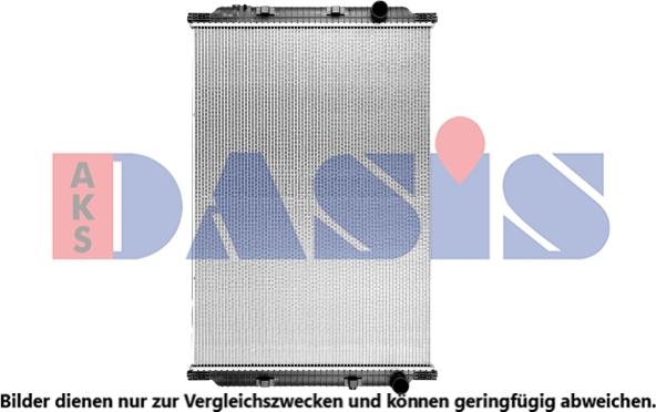 AKS Dasis 390028SXB - Радиатор, охлаждение двигателя autosila-amz.com