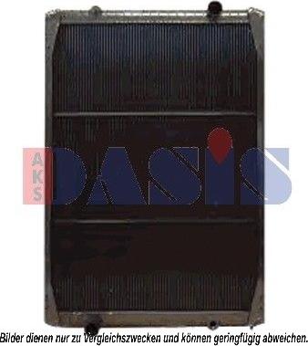 AKS Dasis 390290N - Радиатор, охлаждение двигателя autosila-amz.com