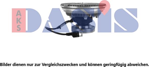 AKS Dasis 398081N - Сцепление, вентилятор радиатора autosila-amz.com