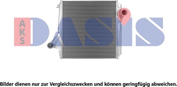 AKS Dasis 397003N - Интеркулер, теплообменник турбины autosila-amz.com