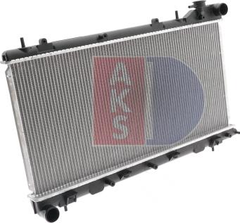 AKS Dasis 350015N - Радиатор, охлаждение двигателя autosila-amz.com