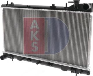 AKS Dasis 350015N - Радиатор, охлаждение двигателя autosila-amz.com