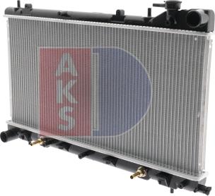 AKS Dasis 350016N - Радиатор, охлаждение двигателя autosila-amz.com