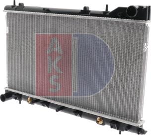 AKS Dasis 350037N - Радиатор, охлаждение двигателя autosila-amz.com