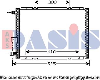 AKS Dasis 365001N - Конденсатор кондиционера autosila-amz.com