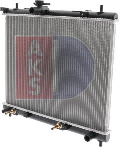 AKS Dasis 360031N - Радиатор, охлаждение двигателя autosila-amz.com
