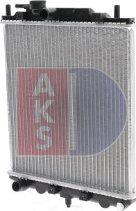AKS Dasis 360180N - Радиатор, охлаждение двигателя autosila-amz.com