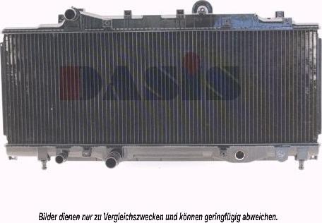 AKS Dasis 300560N - Радиатор, охлаждение двигателя autosila-amz.com