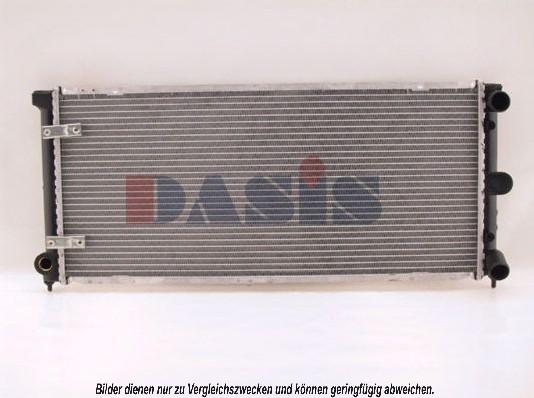 AKS Dasis 330160N - Радиатор, охлаждение двигателя autosila-amz.com