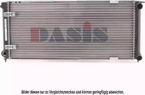 AKS Dasis 330170N - Радиатор, охлаждение двигателя autosila-amz.com