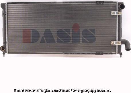 AKS Dasis 330220N - Радиатор, охлаждение двигателя autosila-amz.com