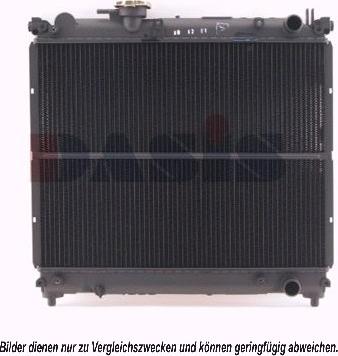 AKS Dasis 320090N - Радиатор, охлаждение двигателя autosila-amz.com