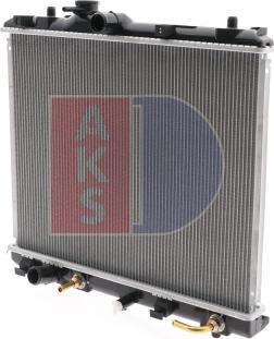 AKS Dasis 320049N - Радиатор, охлаждение двигателя autosila-amz.com