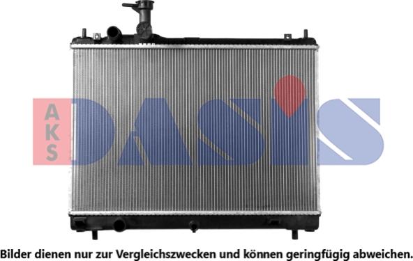 AKS Dasis 320067N - Радиатор, охлаждение двигателя autosila-amz.com