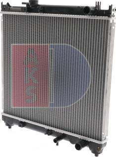 AKS Dasis 320006N - Радиатор, охлаждение двигателя autosila-amz.com