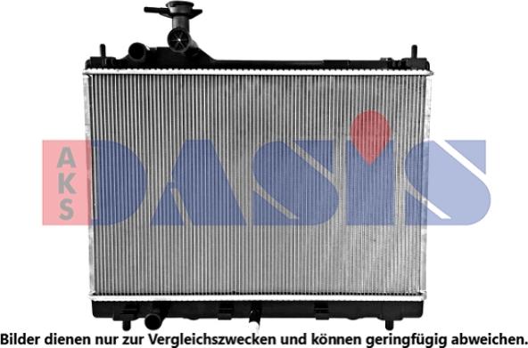 AKS Dasis 320002N - Радиатор, охлаждение двигателя autosila-amz.com