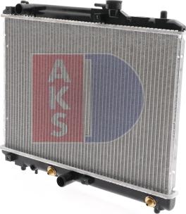 AKS Dasis 320013N - Радиатор, охлаждение двигателя autosila-amz.com