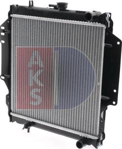 AKS Dasis 320080N - Радиатор, охлаждение двигателя autosila-amz.com