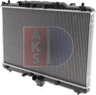 AKS Dasis 320034N - Радиатор, охлаждение двигателя autosila-amz.com