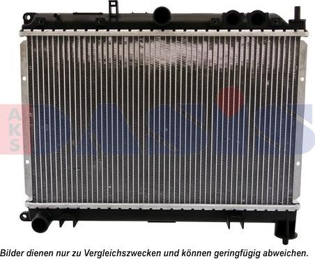 AKS Dasis 370420N - Радиатор, охлаждение двигателя autosila-amz.com