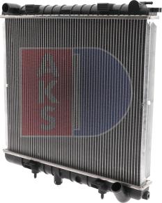 AKS Dasis 370560N - Радиатор, охлаждение двигателя autosila-amz.com