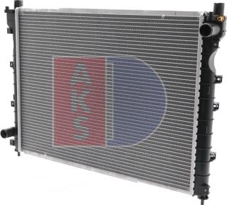 AKS Dasis 370044N - Радиатор, охлаждение двигателя autosila-amz.com