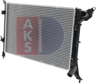 AKS Dasis 370038N - Радиатор, охлаждение двигателя autosila-amz.com