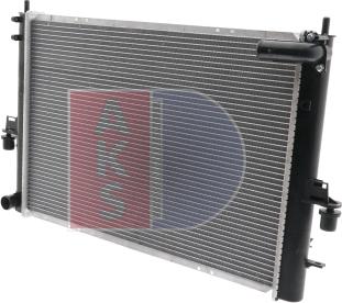 AKS Dasis 370029N - Радиатор, охлаждение двигателя autosila-amz.com