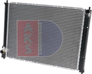 AKS Dasis 370026N - Радиатор, охлаждение двигателя autosila-amz.com