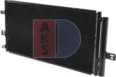 AKS Dasis 372007N - Конденсатор кондиционера autosila-amz.com