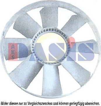 AKS Dasis 298001N - Крыльчатка вентилятора, охлаждение двигателя autosila-amz.com