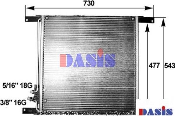 AKS Dasis 292020N - Конденсатор кондиционера autosila-amz.com