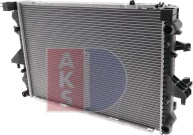 AKS Dasis 240000N - Радиатор, охлаждение двигателя autosila-amz.com