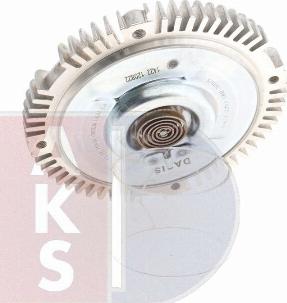 AKS Dasis 258007N - Сцепление, вентилятор радиатора autosila-amz.com