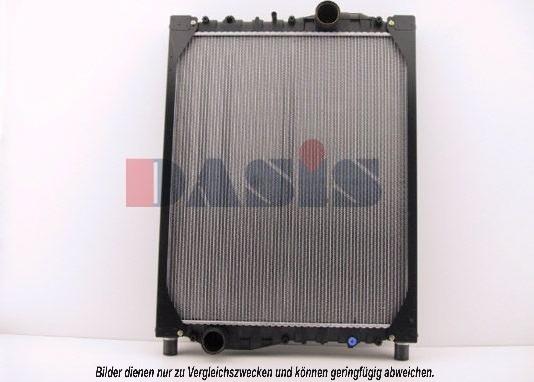 AKS Dasis 261890N - Радиатор, охлаждение двигателя autosila-amz.com