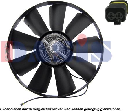 AKS Dasis 268039N - Вентилятор, охлаждение двигателя autosila-amz.com