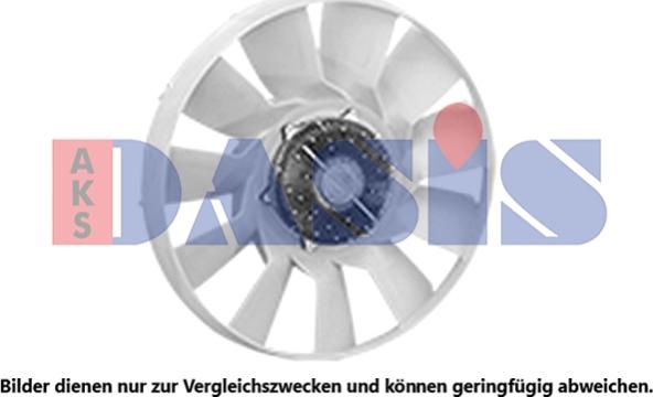 AKS Dasis 268035N - Вентилятор, охлаждение двигателя autosila-amz.com