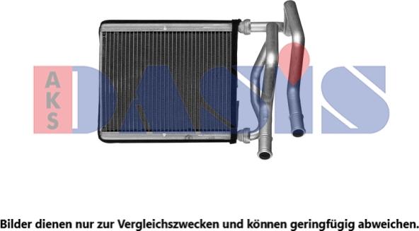AKS Dasis 219009N - Теплообменник, отопление салона autosila-amz.com