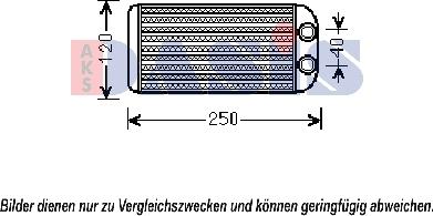 AKS Dasis 219004N - Теплообменник, отопление салона autosila-amz.com