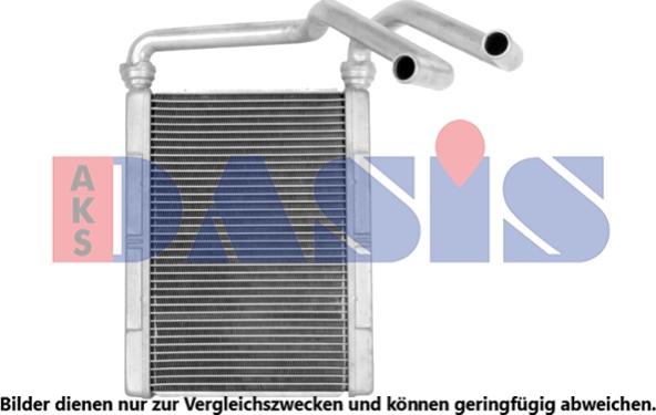 AKS Dasis 219010N - Теплообменник, отопление салона autosila-amz.com