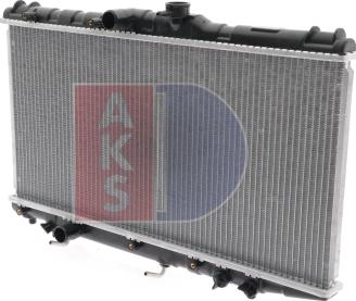 AKS Dasis 210960N - Радиатор, охлаждение двигателя autosila-amz.com