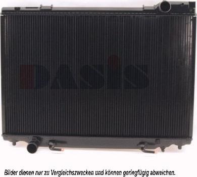 AKS Dasis 210490N - Радиатор, охлаждение двигателя autosila-amz.com