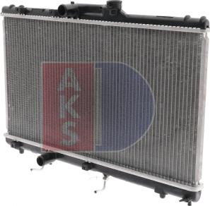 AKS Dasis 210460N - Радиатор, охлаждение двигателя autosila-amz.com