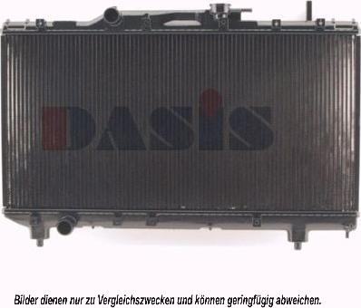 AKS Dasis 210430N - Радиатор, охлаждение двигателя autosila-amz.com